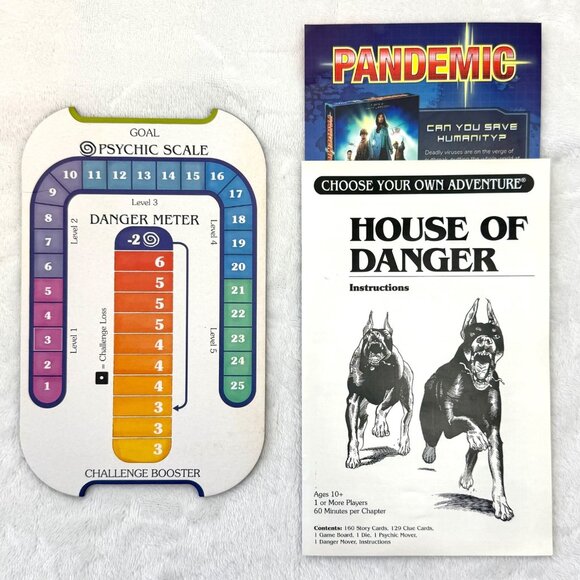Choose Your Own Adventure House of Danger Card Game 2018 Z 100% Complete - Picture 5 of 9